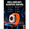 Ultra Akıllı Saat 49 Mm Çift Kordonlu Arama Cevaplama Bluetooth Bağlantılı