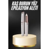 Unısex Şarjlı Kaş Bıyık Alma Epilatörü Hassas Ciltlere Özel Acısız
