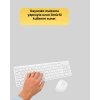 Usb Alıcılı Kablosuz Klavye Mouse - Geniş Uyumluluk, Sessiz Tuşlar