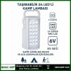 Usv 6v Akülü 80 Saat Kamp Lambası Işıldak