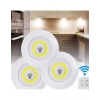 Uzaktan Kumandalı 3 Lü Spot Led Lamba Kablosuz Pilli Işıldak