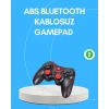 Uzun Pil Ömürlü Kablosuz Oyun Kumandası Pc Telefon Tablet İçin