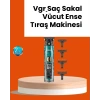Vgr V-695 Şarjlı Saç Sakal Tıraş Makinesi 2600mah Batarya Ve Kılavuz Taraklı