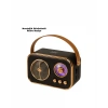 Vintage Bluetooth Radyo – Tf Kart Ve Fm Destekli Taşınabilir Nostaljik Model