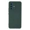 Vivo V23 5g Kılıf Nano İçi Kadife Silikon - Koyu Yeşil