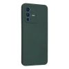 Vivo V23 5g Kılıf Nano İçi Kadife Silikon - Koyu Yeşil