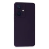 Vivo Y27 Kılıf Nano İçi Kadife Silikon - Mor