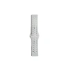 Watch 20mm Spor Delikli Kordon - Gri-beyaz