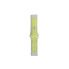 Watch 22mm Spor Delikli Kordon - Gri-yeşil