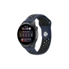 Watch 22mm Spor Delikli Kordon - Lacivert-siyah