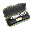 Wison Ws-5454 Taktik El Feneri Usb Şarj Edilebilir Kamp Feneri Cob Zumlanabilir Mini Taşınabilir El Feneri