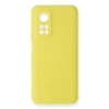 Xiaomi Mi 10t Kılıf Nano İçi Kadife Silikon - Sarı