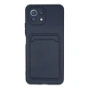 Xiaomi Mi 11 Kılıf Kelvin Kartvizitli Silikon - Lacivert
