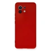 Xiaomi Mi 11 Kılıf Nano İçi Kadife Silikon - Kırmızı