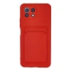 Xiaomi Mi 11 Lite Kılıf Kelvin Kartvizitli Silikon - Kırmızı