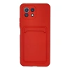 Xiaomi Mi 11 Lite Kılıf Kelvin Kartvizitli Silikon - Kırmızı