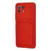 Xiaomi Mi 11 Lite Kılıf Kelvin Kartvizitli Silikon - Kırmızı