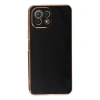 Xiaomi Mi 11 Lite Kılıf Volet Silikon - Siyah