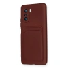 Xiaomi Mi 11i Kılıf Kelvin Kartvizitli Silikon - Bordo