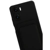 Xiaomi Mi 11i Kılıf Kelvin Kartvizitli Silikon - Siyah
