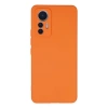 Xiaomi Mi 12 Lite Kılıf Nano İçi Kadife Silikon - Turuncu