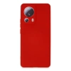 Xiaomi Mi 13 Lite Kılıf Nano İçi Kadife Silikon - Kırmızı