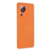 Xiaomi Mi 13 Lite Kılıf Nano İçi Kadife Silikon - Turuncu