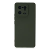 Xiaomi Mi 13 Pro Kılıf Nano İçi Kadife Silikon - Koyu Yeşil