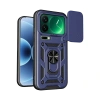 Xiaomi Mi 17 Pro Pars Lens Yüzüklü Silikon - Lacivert