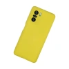 Xiaomi Poco F3 Kılıf Nano İçi Kadife Silikon - Sarı