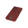 Xiaomi Poco X5 5g Kılıf Kelvin Kartvizitli Silikon - Bordo