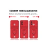 Xiaomi Redmi 12c Kılıf Zuma Kartvizitli Yüzüklü Silikon - Lacivert