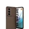 Xiaomi Redmi 15 4g Auto Focus Karbon Kapak - Kahverengi