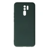 Xiaomi Redmi 9 Kılıf Nano İçi Kadife Silikon - Koyu Yeşil