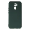 Xiaomi Redmi 9 Kılıf Nano İçi Kadife Silikon - Koyu Yeşil