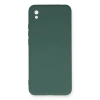Xiaomi Redmi 9a Kılıf Nano İçi Kadife Silikon - Koyu Yeşil