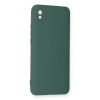 Xiaomi Redmi 9a Kılıf Nano İçi Kadife Silikon - Koyu Yeşil
