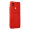 Xiaomi Redmi 9c Kılıf Kelvin Kartvizitli Silikon - Kırmızı