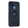 Xiaomi Redmi 9c Kılıf Montreal Yüzüklü Silikon Kapak - Lacivert