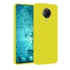Xiaomi Redmi K30 Pro Kılıf Nano İçi Kadife Silikon - Sarı