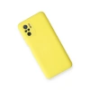 Xiaomi Redmi Note 10 Kılıf Nano İçi Kadife Silikon - Sarı