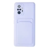 Xiaomi Redmi Note 10 Pro Kılıf Kelvin Kartvizitli Silikon - Lila