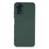 Xiaomi Redmi Note 11 Kılıf Nano İçi Kadife Silikon - Koyu Yeşil