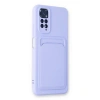 Xiaomi Redmi Note 11s Kılıf Kelvin Kartvizitli Silikon - Lila