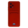 Xiaomi Redmi Note 12 4g Kılıf Kelvin Kartvizitli Silikon - Kırmızı