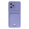 Xiaomi Redmi Note 12 4g Kılıf Kelvin Kartvizitli Silikon - Lila
