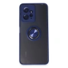 Xiaomi Redmi Note 12 4g Kılıf Montreal Yüzüklü Silikon Kapak - Lacivert