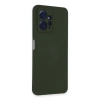 Xiaomi Redmi Note 12 4g Kılıf Nano İçi Kadife Silikon - Koyu Yeşil