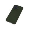 Xiaomi Redmi Note 12 4g Kılıf Nano İçi Kadife Silikon - Koyu Yeşil