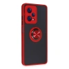 Xiaomi Redmi Note 12 5g Kılıf Montreal Yüzüklü Silikon Kapak - Kırmızı